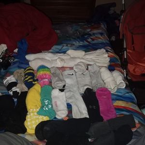 New or once worn socks